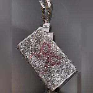 LoveShackFancy x VS Pink Colab Wristlet